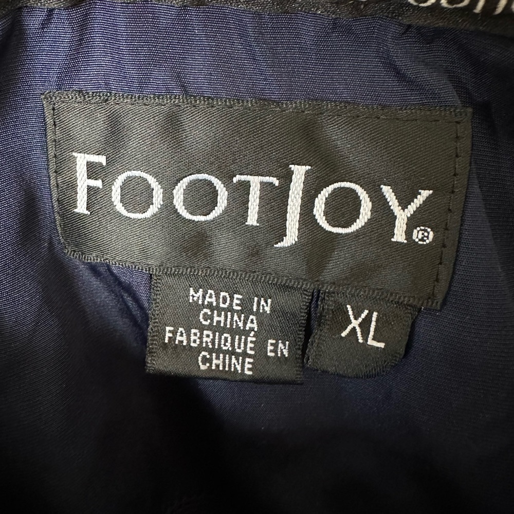 Men’s‎ XL Vintage FootJoy Golf Navy Pullover Jacket - Picture 3 of 8